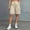*Beige, variant on Women's High Waist Cargo Shorts, Casual Loose Fit Bermuda Shorts with Pockets Army Green,Women's Plus L