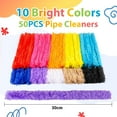 thumbnail image 4 of 20 Pieces Extra Thick Pipe Cleaners Craft Supplies 10 Colors Soft Chenille Stems for Kids Art Craft DIY Projects Creative Decoration (30 mm x 12 Inch), 4 of 8