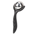 thumbnail image 2 of Bola de masaje facial con mango ergonómico, masajeador de mano de acero inoxidable con compresión fría y caliente, color negro, 2 of 10