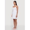 thumbnail image 2 of Women's Smocked Tie Front Sleeveless Mini Dress, 2 of 3