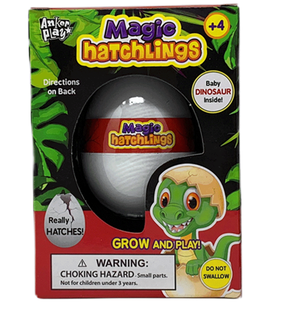 Boston Novelties Magic Hatching Growing Egg Party Favor Educational Grow in Water Toy, (Baby
