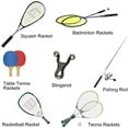 thumbnail image 5 of 4 Uds empuñadura de raqueta de tenis empuñaduras de raqueta absorben bandas de sudor raqueta de tenis de bádminton agarre de raqueta mango elástico antideslizante banda de raqueta Protector de, 5 of 5