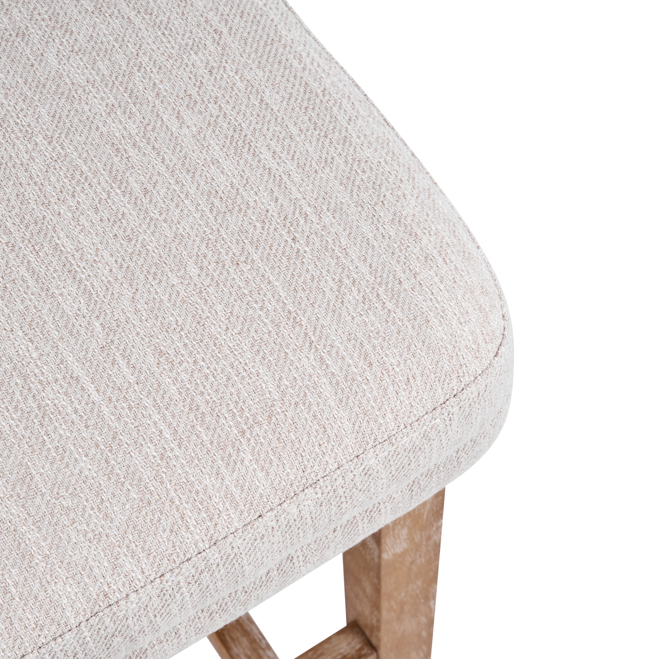 Christopher Knight Home Vintage Wood Counter Stools with Rattan Back and Cushion, Natural+Beige, Set of 2