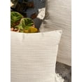 thumbnail image 5 of Natural Waves Beige Indoor Outdoor Pillow 24x24, 5 of 12