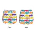 thumbnail image 3 of Gukieu Colorful Car Print Women's Sports Shorts with Drawstring Elastic Waistband for Running, Yoga, Fitness-Small, 3 of 7