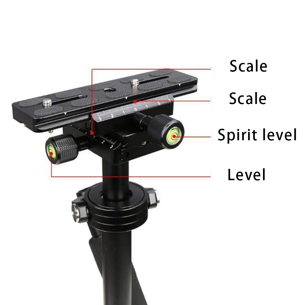 S40 Handheld Steadycam Camera Video Stabilizer Supports up to 2kg/0.44Ibs for Camcorder Camera Video DSLR
