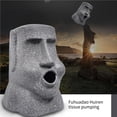 thumbnail image 3 of Caja De Papel De Seda Elegante Y Sencilla, Estatua De Piedra, Retrato De Isla De Pascua, Caja De Bombeo De Toallas De Papel De Piedra, Cubo De Almacenamiento De Tubos, Bombeo De Servilletas Cateissary HA017638-00, 3 of 7