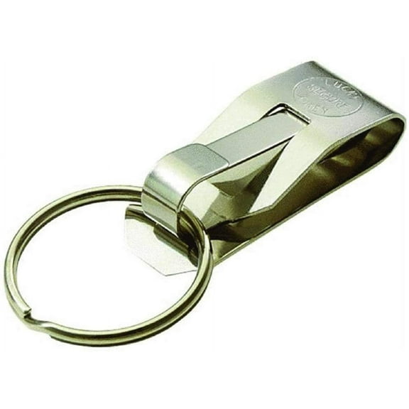 Lucky Line Belt Key Clip Secure A Key Slip On 40501, Nickel