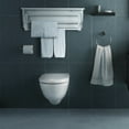 thumbnail image 3 of Costway Wall-Mounted Drying Rack Folding Clothes Towel laundry Room Storage Shelf White, 3 of 10
