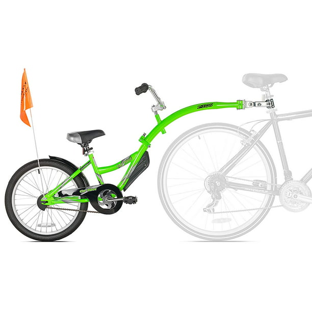 WeeRide 20" Co-Pilot Child Bike Trailer, Green