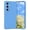Denim Blue, variant on Meifei Magnetic Case for Samsung Galaxy S25 5G 6.2", Liquid Silicone, Black