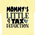 thumbnail image 4 of Inktastic Mommy's Little Tax Deduction Blue Hearts Boys or Girls Baby Bodysuit, 4 of 5