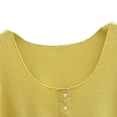 thumbnail image 5 of Fznquz Tank Top Women Plain 2026 Sleeveless Cotton Tank Shirt Summer Yellow Crew Neck Solid Color Womens Clothes, 5 of 5