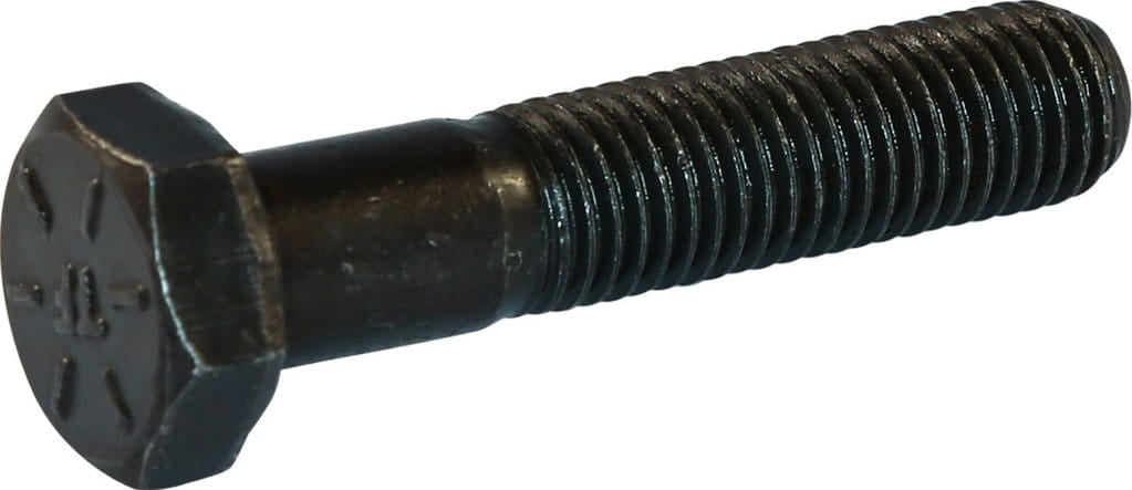 7/8-14 x 1/2 Hex Cap Screws, Grade Plain Plated Steel (Quantity: 35)  Made in USA Fine Thread (UNF) Partially Threaded