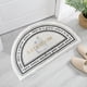 thumbnail image 4 of Alfombra de piso antideslizante Decoración de interiores amigable con Alfombra súper absorbente Secable Aplicaciones amplias Suave para Semicírculo de baño, 4 of 9