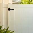 thumbnail image 3 of Design House 2-Pack Self-Locking Heavy Duty Gate Latch, Oil Rubbed Bronze, 3 of 13