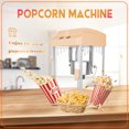 thumbnail image 5 of Popcorn Popper Machine With Tabletop 4 Ounce Modern Fashion Style Tabletop Popcorn Machine 300W 6 Cups,Orange, 5 of 6