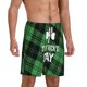 thumbnail image 2 of Fotbe St Patrick's day Pantalones Cortos de Pijama para Hombre, Ropa de Dormir, Pantalones de Pijama Cortos para Hombre-Large, 2 of 6