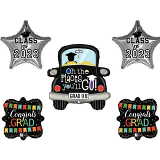  40 Pieces Graduation Party Decorations 2023 Graduation Parade Car  Supplies Kit Congratulations Grad Car Banner with Rope, Graduation Car  Flag, Hanging Swirls and Latex Balloons (Green) : Toys & Games