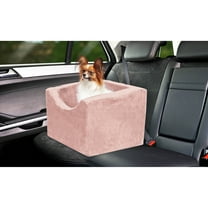 Precious Tails Co-Pilot Dog Car Booster Seat, Rose, X-Small, 19"L x 16"D x 13.5"H