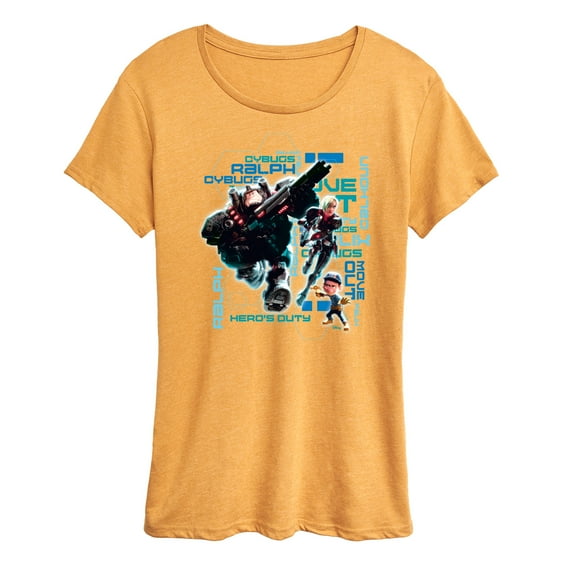 Disney Wreck It Ralph - Hero's Duty - Move Out - Women's Short Sleeve Graphic T-Shirt