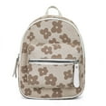 thumbnail image 1 of Retro Fashion Flower Backpacks Nylon Girl Small School Bag Rucksack (Pink), 1 of 6