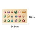 thumbnail image 3 of lionlar Casse-Tête Éducatif en Bois Blocs de Forme Casse-Tête Compétences Motrices Fines pour Intérieur, 3 of 9