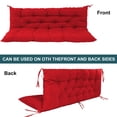 thumbnail image 5 of Outdoor Swing Cushions, Waterproof Bench Cushion 2-3 Seater, hickened Bench Cushion with Ties for Patio,Backyard,Garden and Lawn, 5 of 7