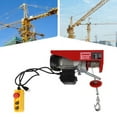 thumbnail image 3 of 110/220 lbs Electric Hoist Winch Lifting Engine Crane Ceiling Pulley Overhead, 3 of 17