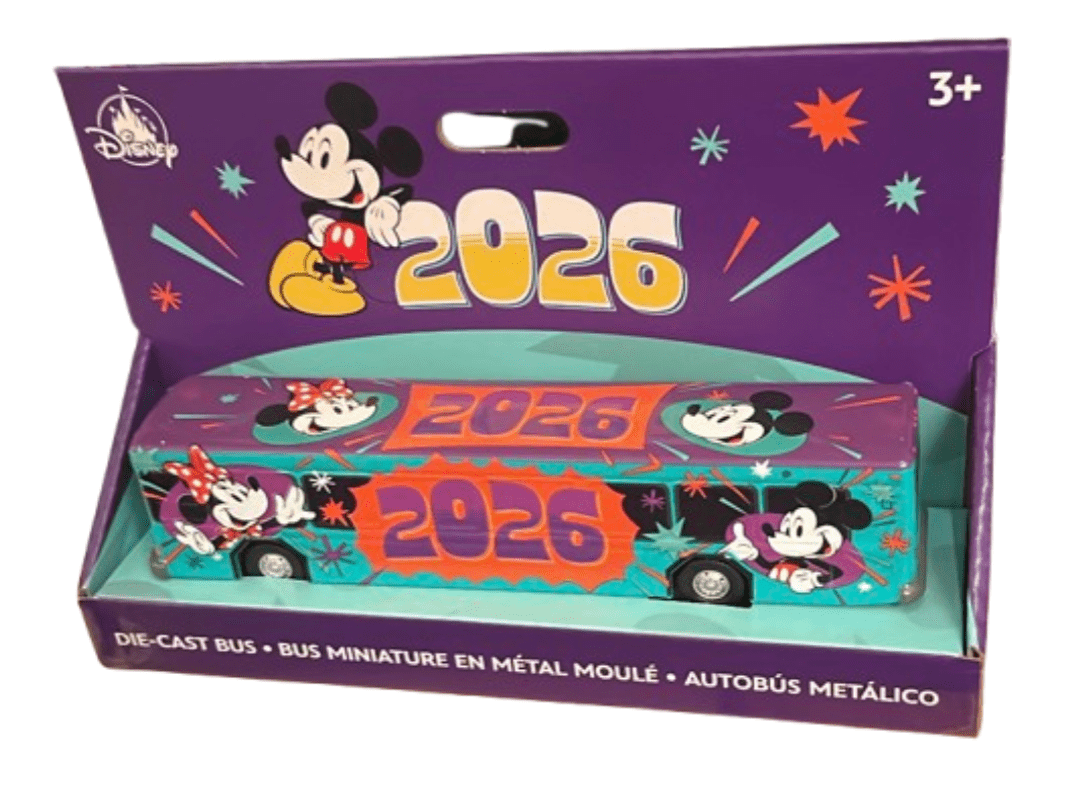 【toto☆】ミニパル ミッキー Disney Parks WDW 2026 Mickey & Minnie Mouse Die Cast Bus Miniature