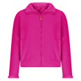 thumbnail image 4 of XFLWAM Women's Lightweight Full Zip Coats Soft Fleece Lined Jacket Outdoor Fall Long Sleeve Coat Loose Fit Tops With Zipper Pockets Hot Pink XXL, 4 of 4