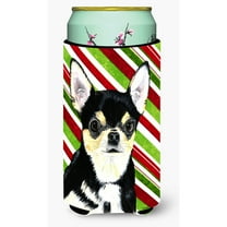 Chihuahua Candy Cane Holiday Christmas Tall Boy Hugger