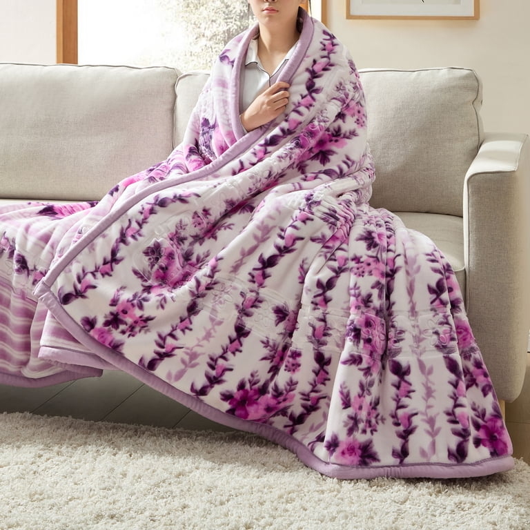 Lammaloe King Reversible Microfiber Blanket, 87" x 94", 12 lbs photo 3