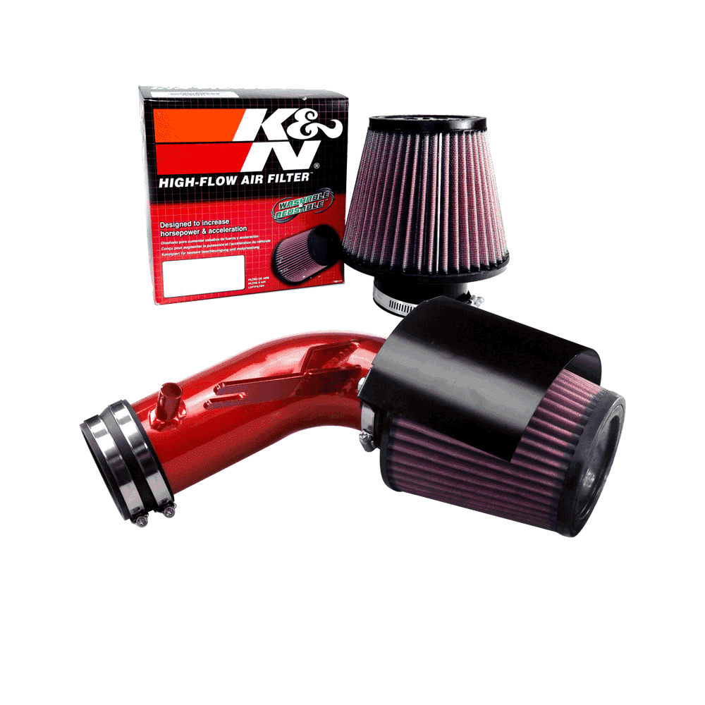 For 0918 Nissan Maxima 3.5L V6 CPT Cold Air Intake (Red) + K&N Air
