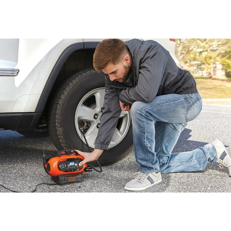 BLACK DECKER 20V MAX Cordless Tire Inflator Cordless Corded