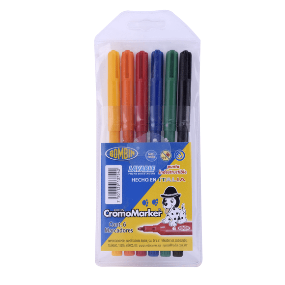Plumon Cromo Marker 6 Pzs Rodin