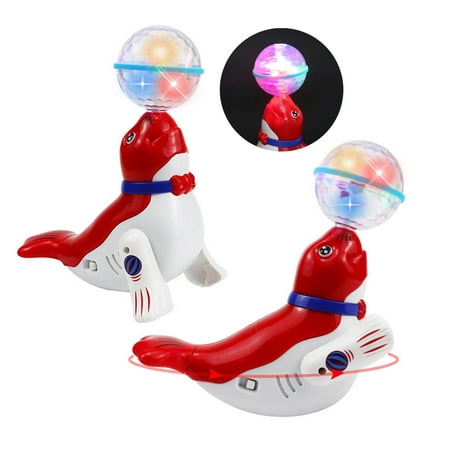 

Beechoice Baby Musical Toy Dancing Seal- Interactive Light Up Educational Seal with Music Motions LED Lights for Toddlers Infant Learning Development Toy