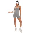 thumbnail image 5 of Unique Bargains Women's Hollow Back Full Body Shaper U Neck Shapewear Bodysuit S Gray, 5 of 6