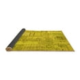 thumbnail image 2 of Ahgly Company Indoor Square Patchwork Yellow Transitional Area Rugs, 5' Square, 2 of 4