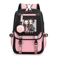 thumbnail image 1 of Mochila Demons Slayers Kamados Tanjirous Anime School 29 x 16 x 46 cm, 1 of 1