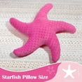 thumbnail image 2 of Almohada Marble Empire de felpa con forma de estrella de mar rosa intenso, 50 cm, 2 of 7