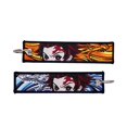 thumbnail image 1 of Llaveros bordados de Anime japonés, llaveros de motocicleta, coche, motosierra, hombre, regalo de moda para amigo, 1 of 4