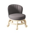 thumbnail image 3 of Taburete bajo con ruedas, taburete giratorio de 360 grados, taburete con ruedas, silla giratoria, taburete para lavandería, , ejercicios de Gris oscuro Soledad Asiento bajo con ruedas, 3 of 10