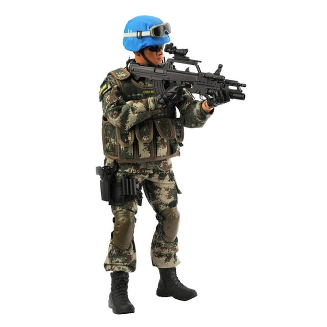 1:6 de acción Zulema hombres de misión juguetes Navidad ejeito verde