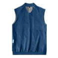 thumbnail image 3 of Men's Workout Outerwear Vest Lightweight Full-Zip Sleeveless Jacket Outdoor Hiking Travel Golf Vests with Pockets, 3 of 4