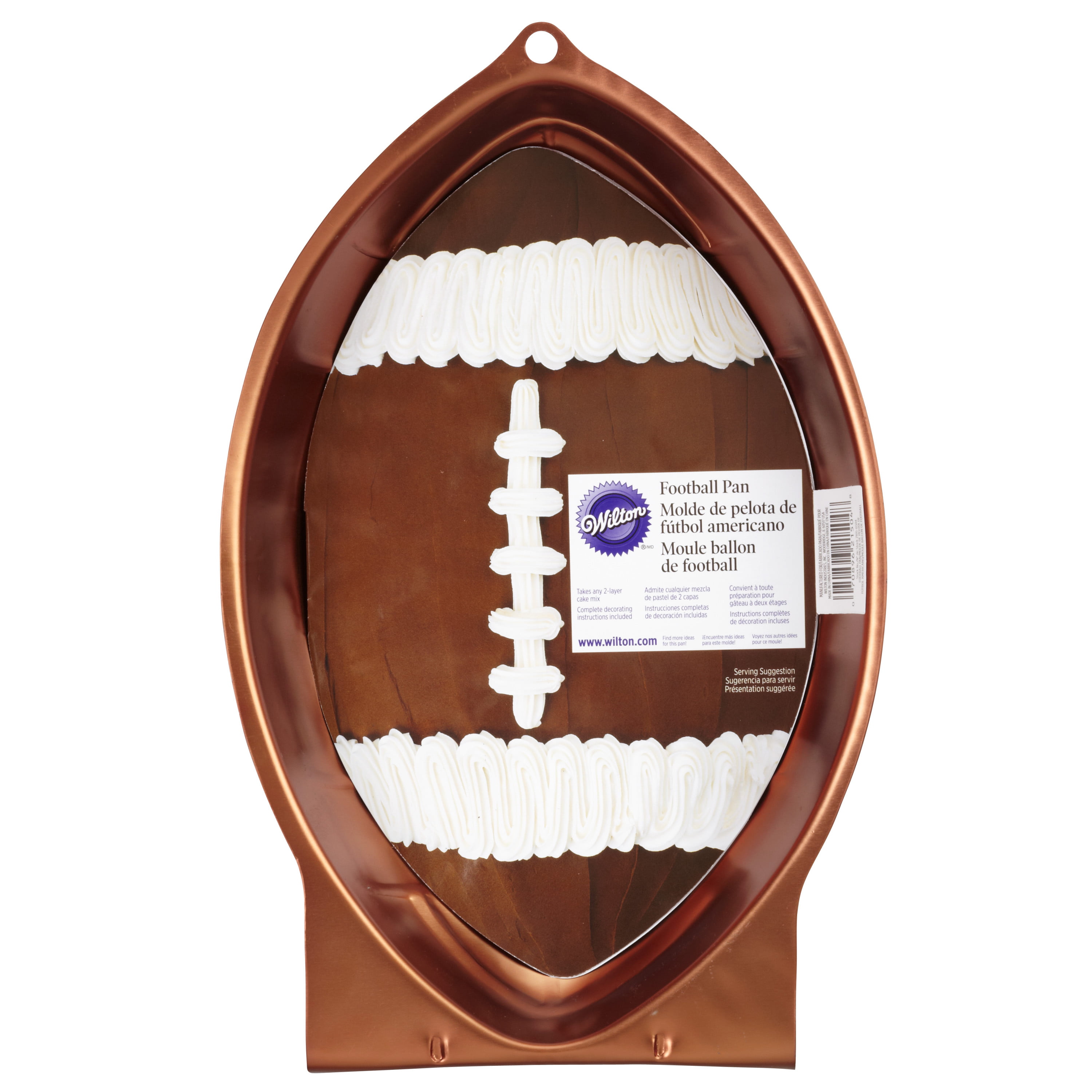 Set Of 2 Wilton Egg Football Shaped Cake Pans - 2 Sizes - EUC
