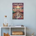 thumbnail image 4 of Chiclayo Peru Vintage Travel Poster with Magical Marketplace And Dusky Sky Canvas Poster, 4 of 8