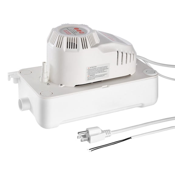 Condensate Pump 1/12 HP 90 GPH 20 ft Lift 115V Automatic AC Condensation Removal Pump
