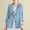 Blue, variant on Baqcunre Ladies Linen Long Sleeve Casual Temperament Coat Winter Clothes for Women Womens Coats Jackets for Women Winter Coat,Blue,L