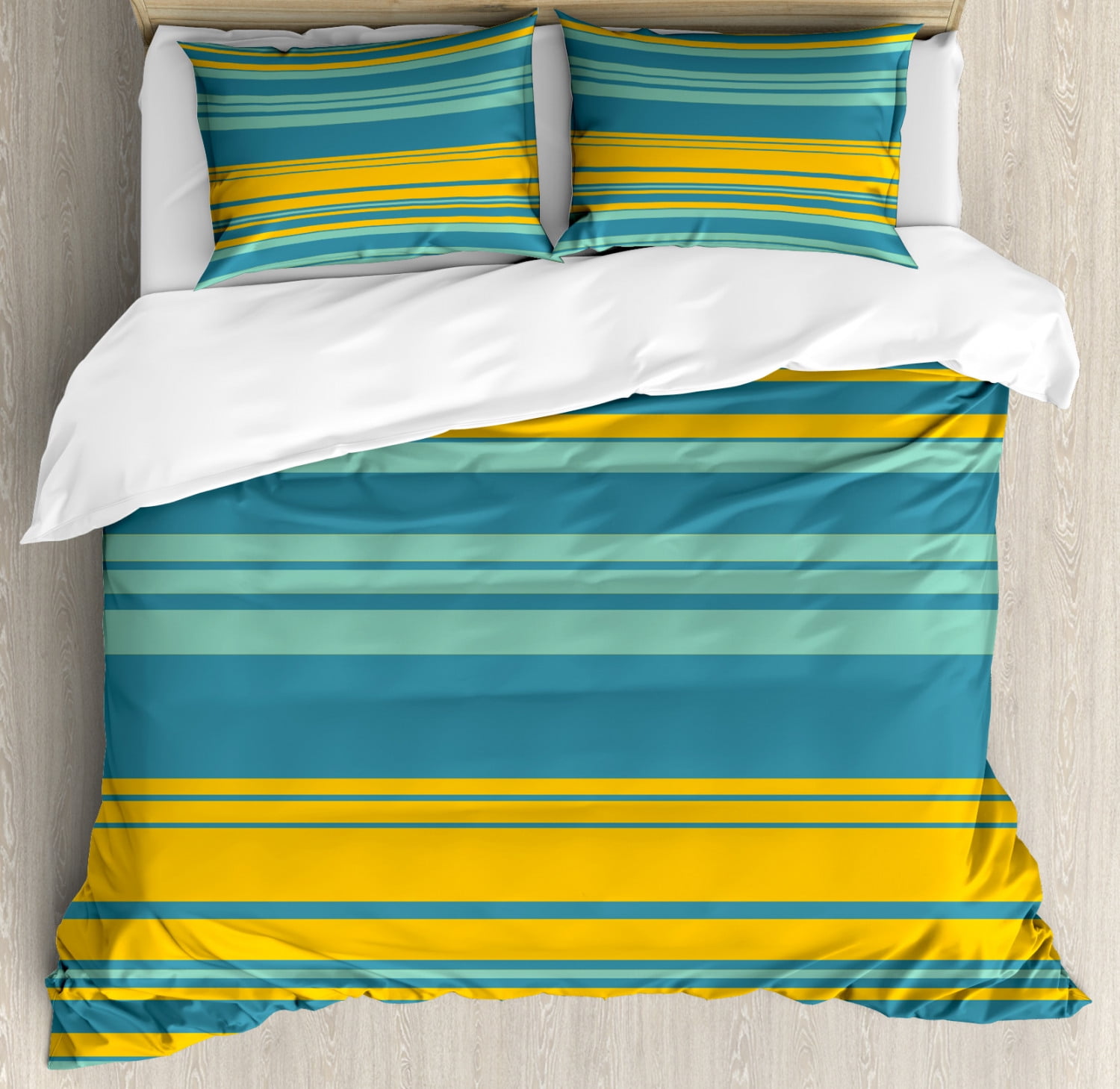 Yellow And Blue Queen Size Duvet Cover, Blue And Yellow Duvet Cover